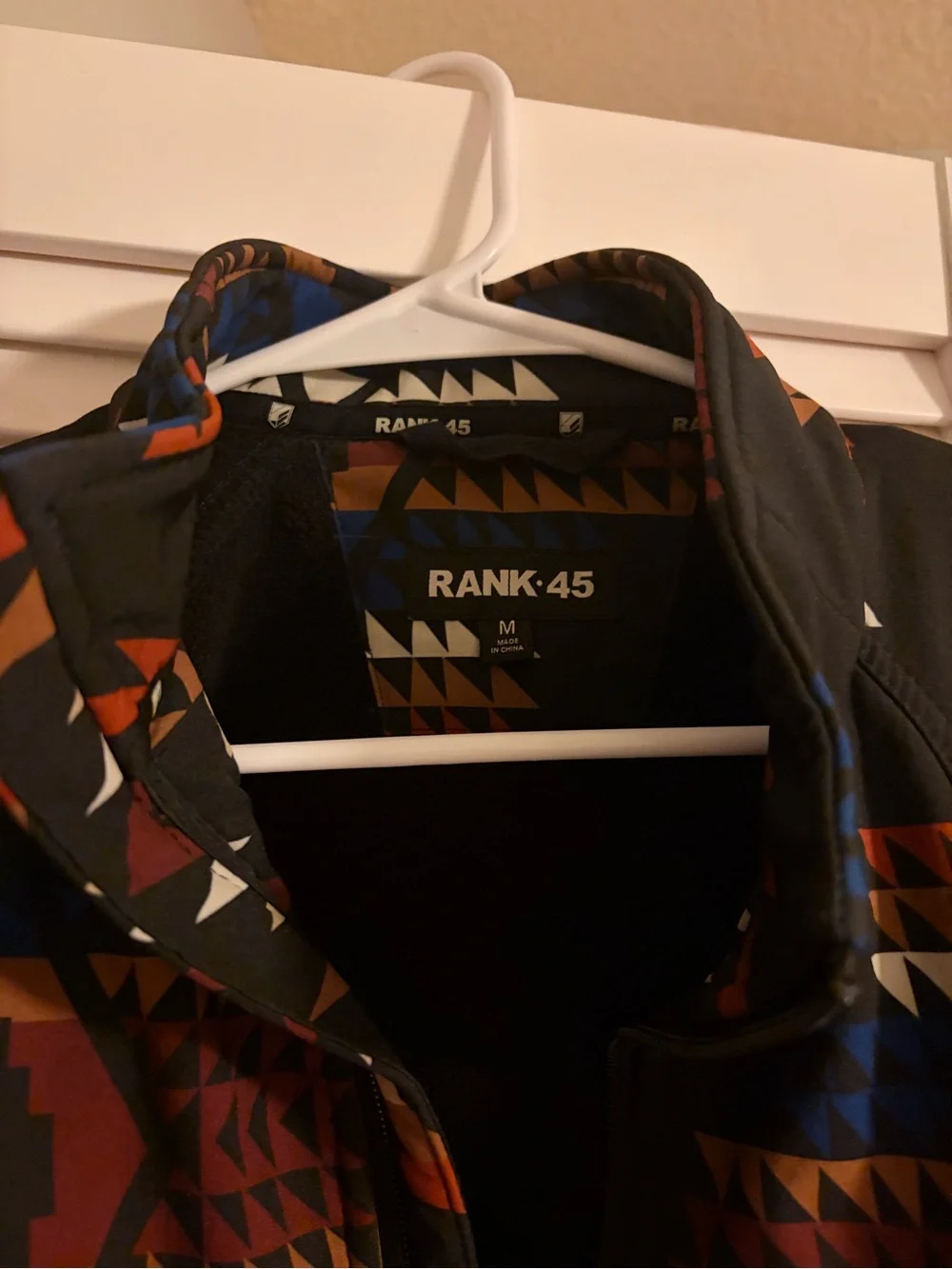 Rank 45 Aztec Softshell Jacket Mens M